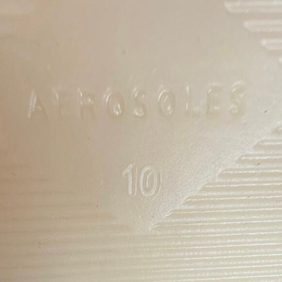 NEW AEROSOLES Wreeland Pony Hair Slingback Mule Womens 10 White Brown Wave Sole - Picture 10 of 10